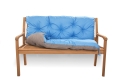 CUSHION FOR A TWO-THREE-SEAT GARDEN BENCH  Blue