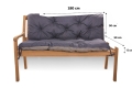 CUSHION FOR A TWO-THREE-SEAT GARDEN BENCHt Navy Blue