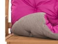 CUSCINO PER PANCA DA GIARDINO ESTERNO ROSA
